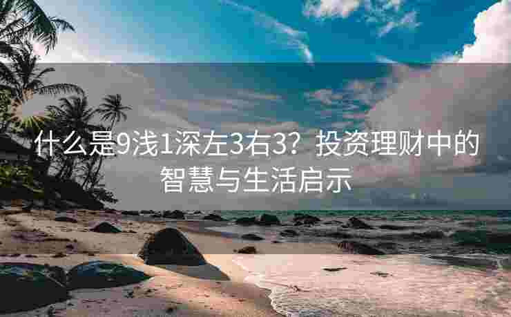 什么是9浅1深左3右3？投资理财中的智慧与生活启示